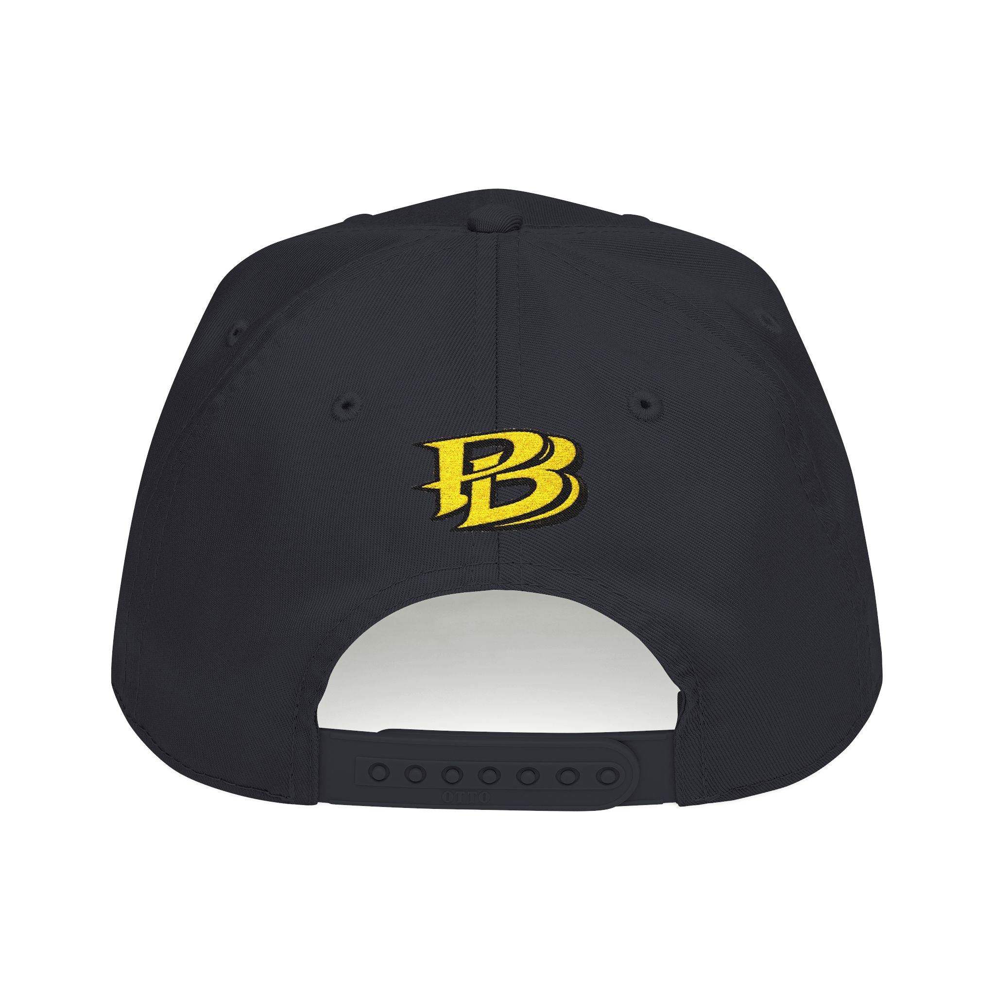 pbshort.com Laurel Crest Premium Embroidered Hat – Black & Gold Edition