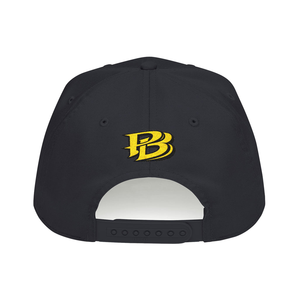 PureBlood Crown Crest Premium Embroidered Hat – Black & Gold Royal Edition