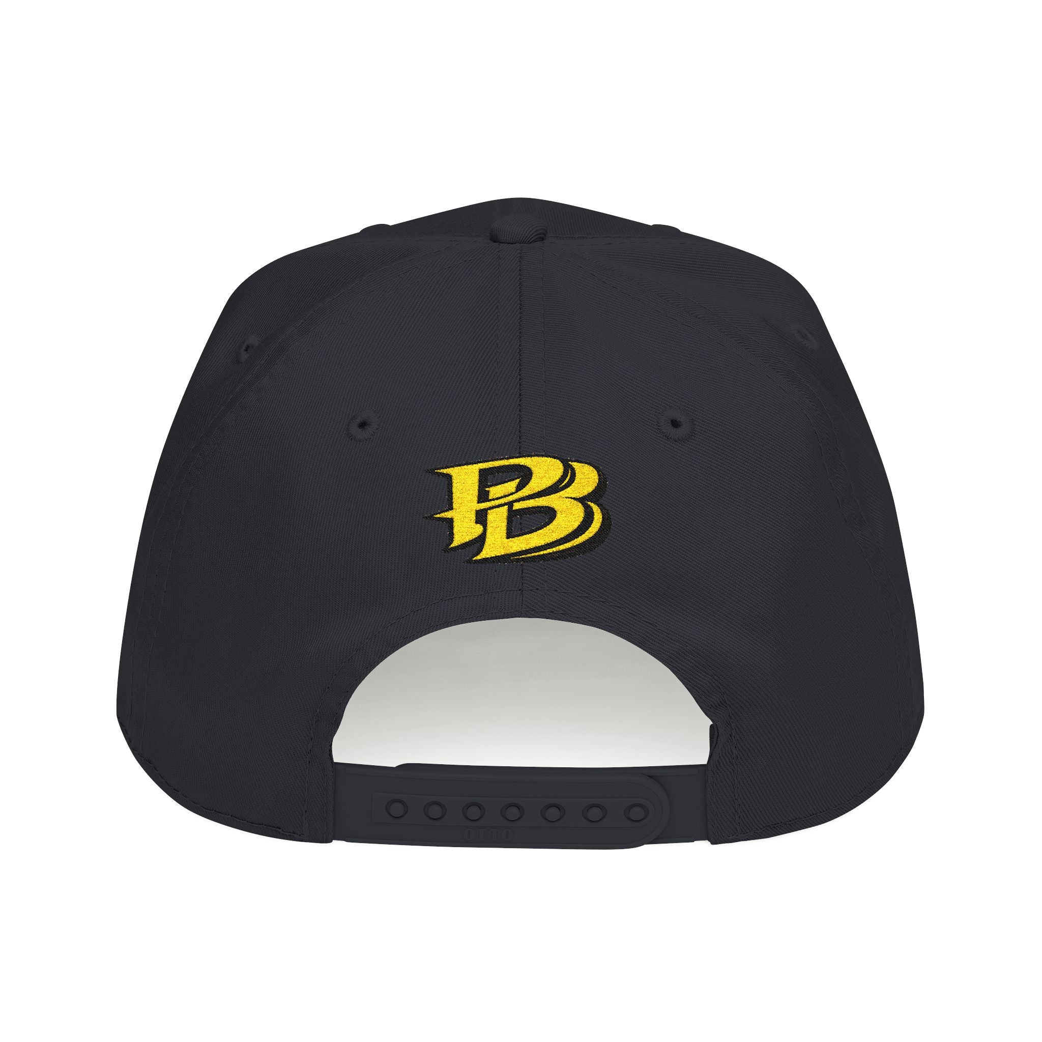 PureBlood Crown Crest Premium Embroidered Hat – Black & Gold Royal Edition
