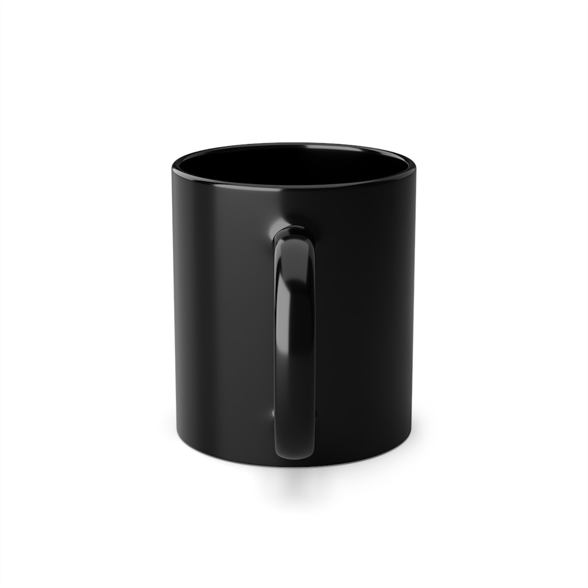 Pure Blood Emblem Black Coffee Mug — 11oz Eagle & Snake Crest