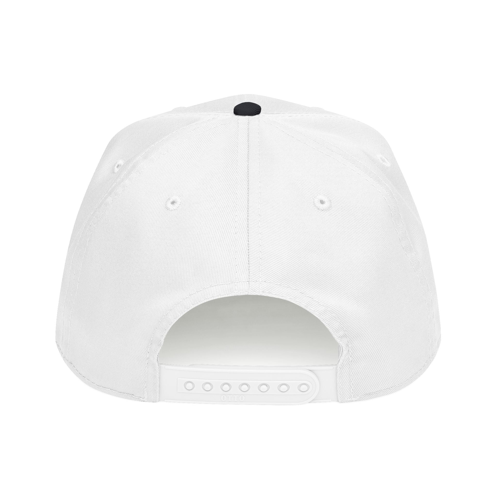 Pureblood Non-GMO Lion Snapback Cap – White/Black DTF Hat