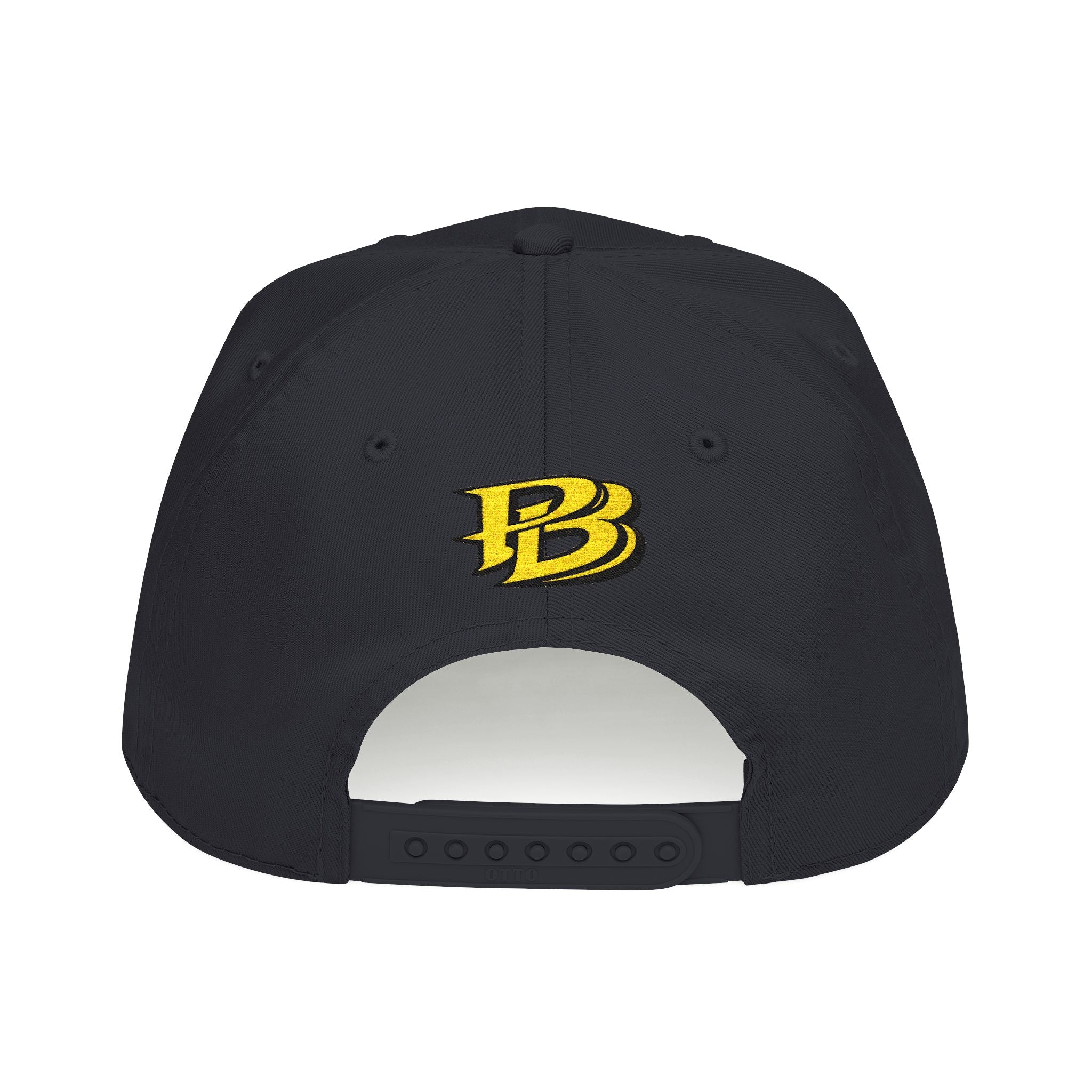 PureBlood Drip – Embroidered Gold on Black Hat
