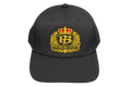 PureBlood Crown Crest Premium Embroidered Hat – Black & Gold Royal Edition