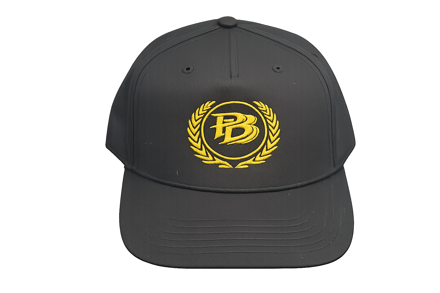 PB Laurel Emblem – Embroidered Black Hat