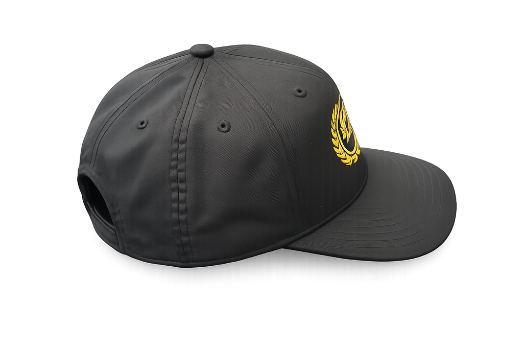 PB Laurel Emblem – Embroidered Black Hat