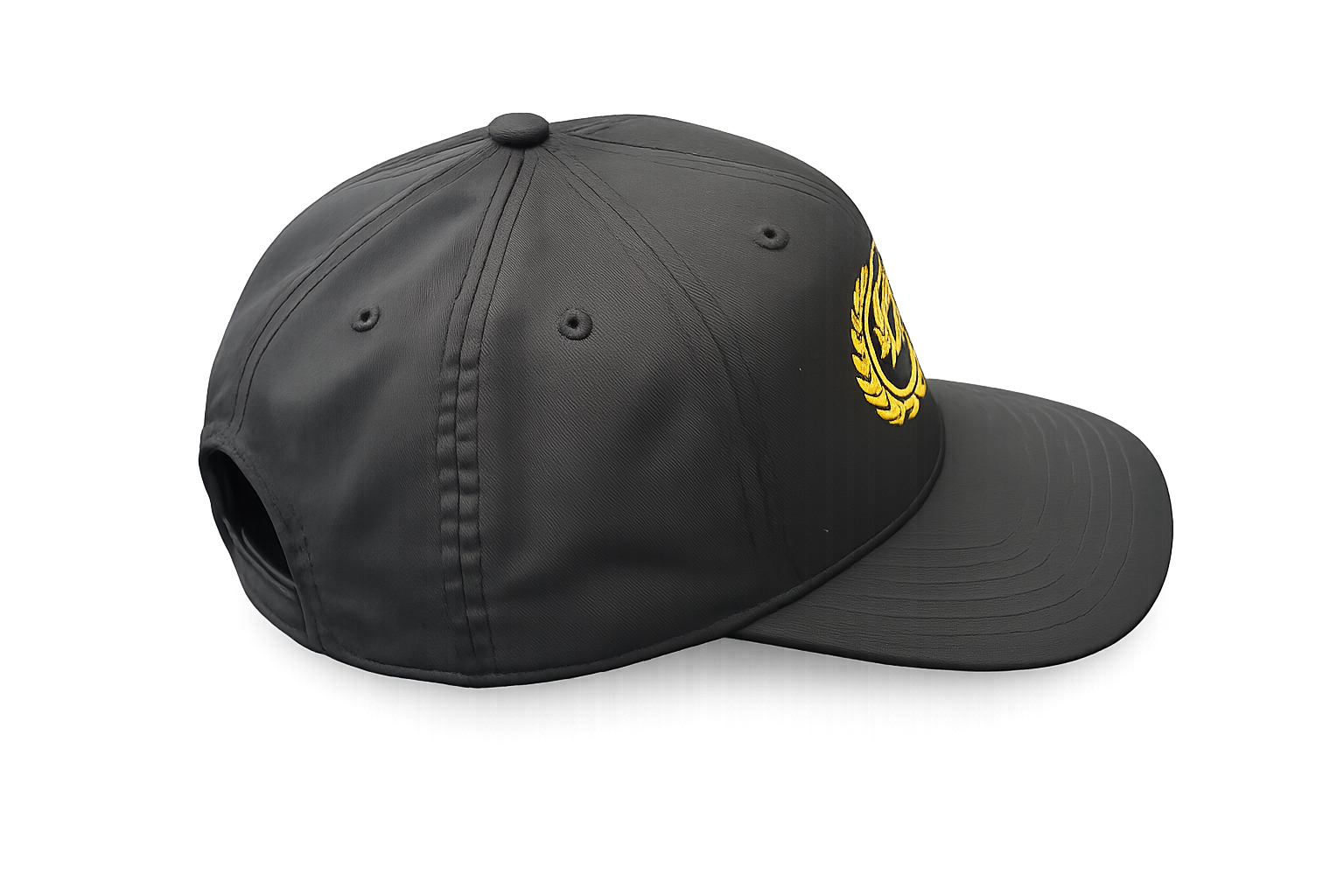 PB Laurel Emblem – Embroidered Black Hat