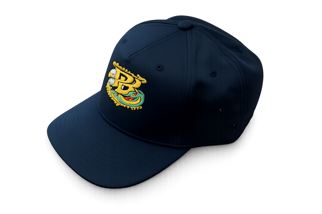 PB Eagle & Snake Crest Premium Embroidered Hat – Black & Gold Edition