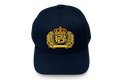PB Crown Crest Premium Embroidered Hat – Black & Gold Luxury Edition