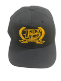 PureBlood Laurel Crest Premium Embroidered Hat – Black & Gold Edition