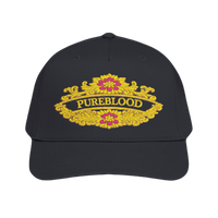 PureBlood Floral Crest Premium Embroidered Hat