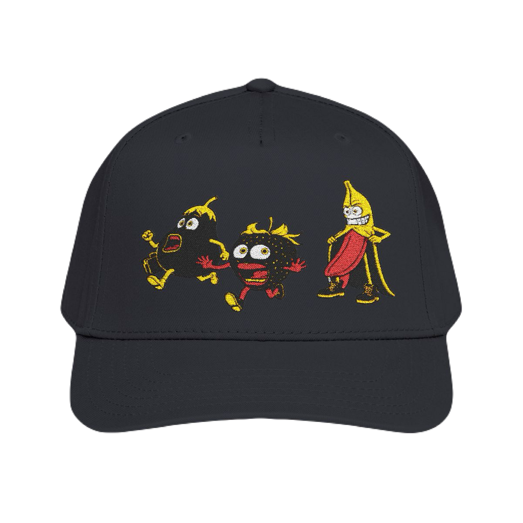 Three Characters Premium Embroidered Hat