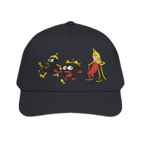 Three Characters Premium Embroidered Hat