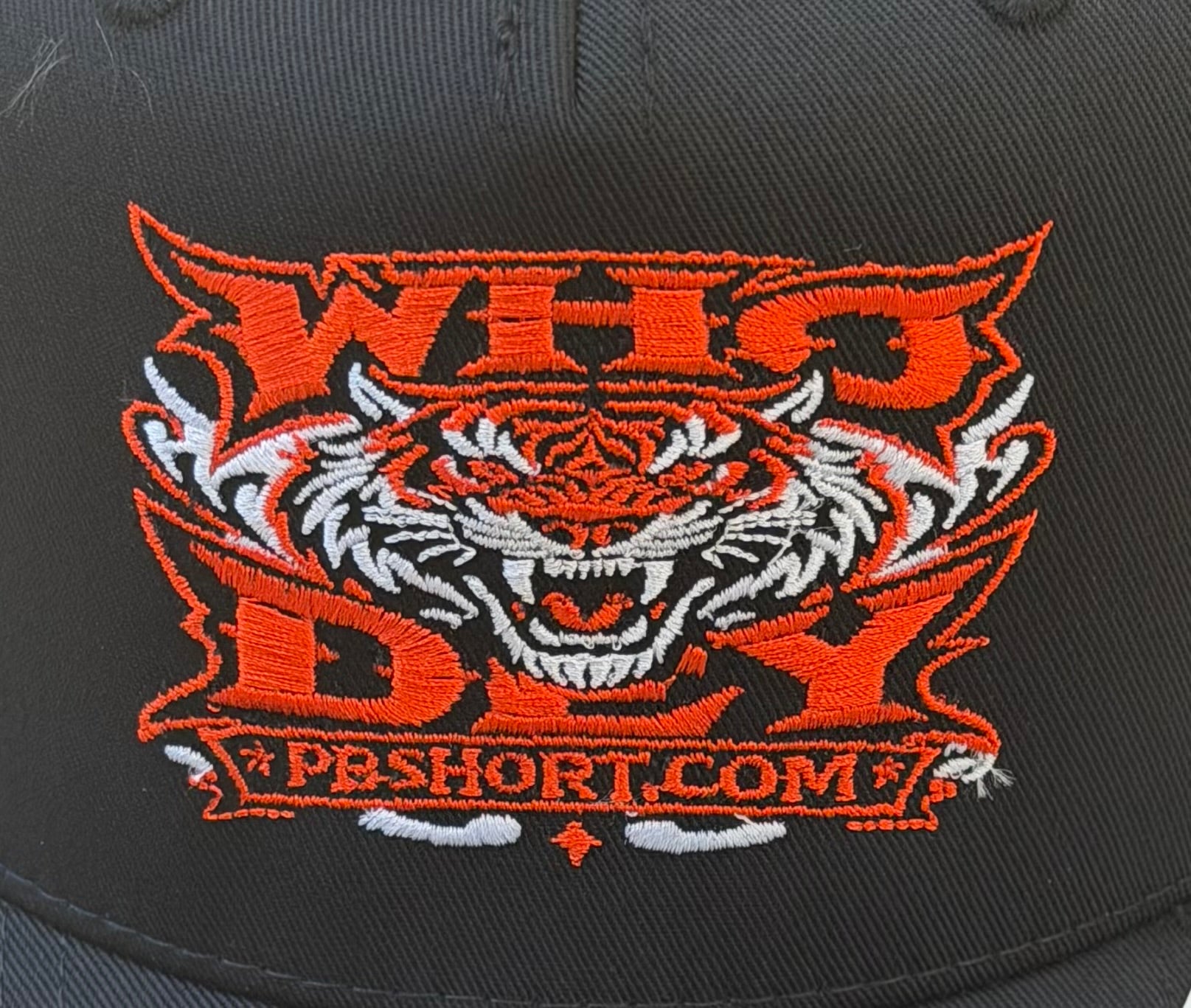 WHO DEY™ Premium Embroidered Bengals Fan Hat | PB Short Collection