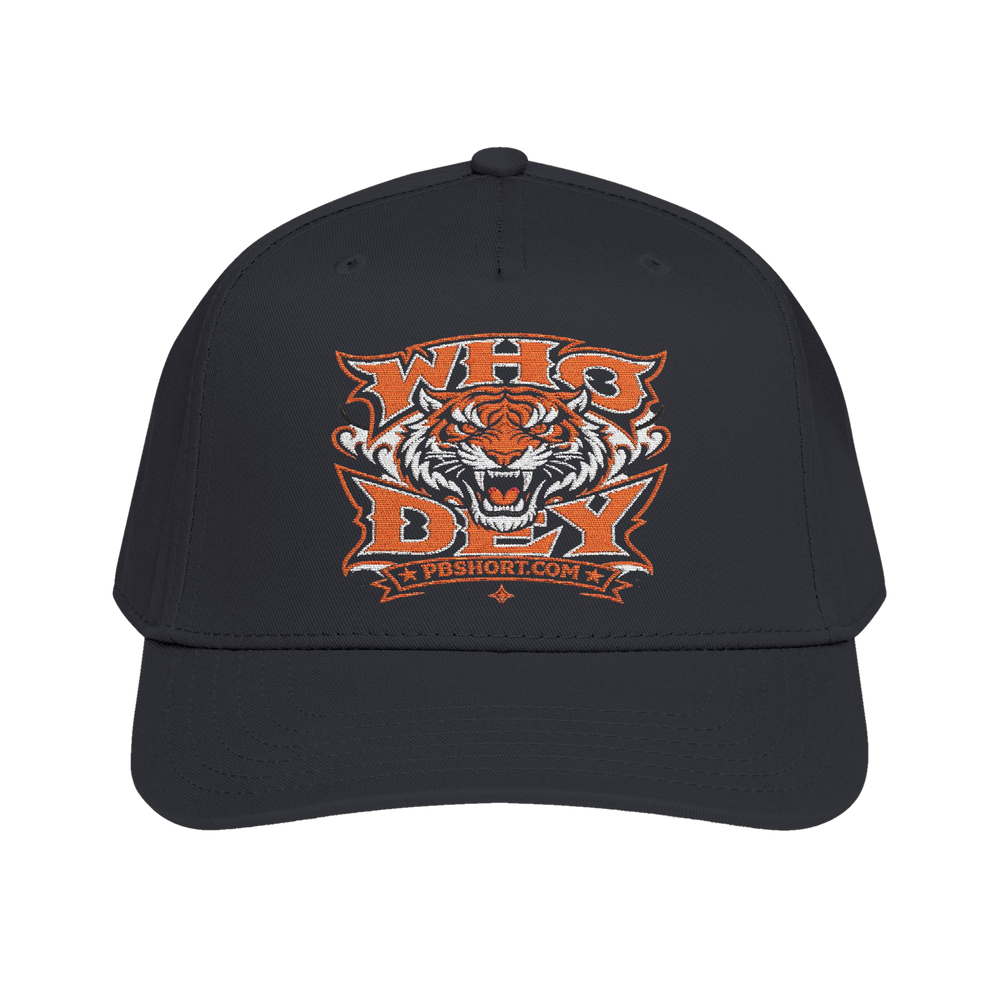 WHO DEY™ Premium Embroidered Bengals Fan Hat | PB Short Collection