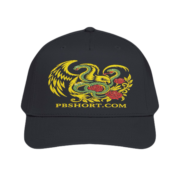 Eagle, Serpent & Roses | Premium Embroidered Hat – The PB Series