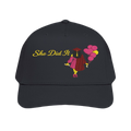 She Did It™ Premium Embroidered Graduation Hat | PB Short Collection