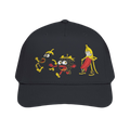 Three Characters Premium Embroidered Hat