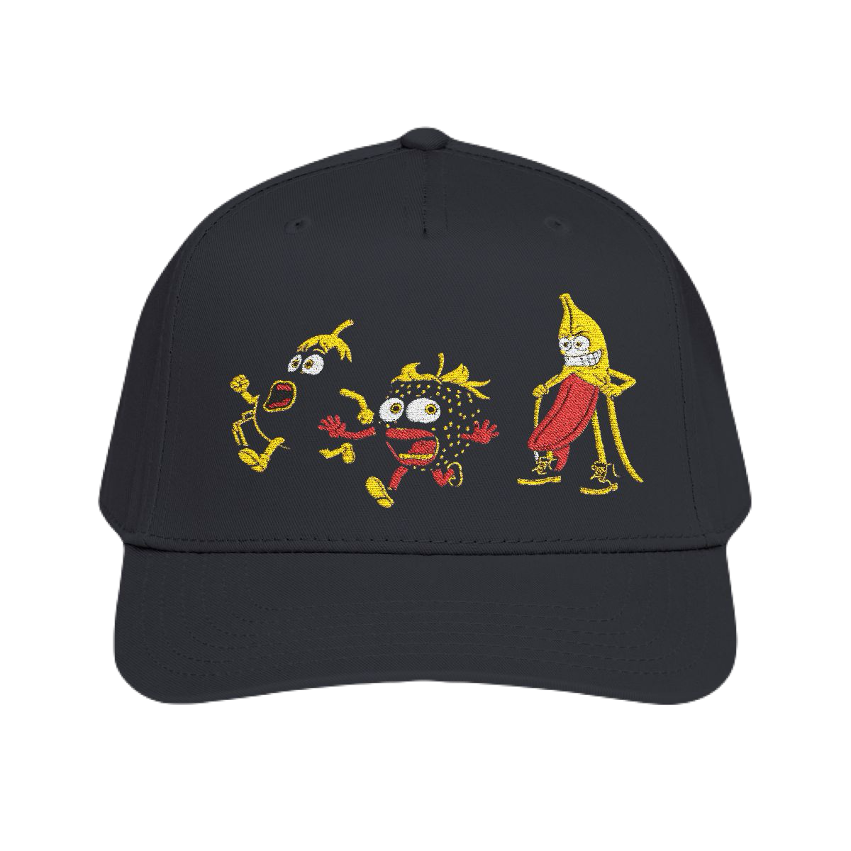 Three Characters Premium Embroidered Hat