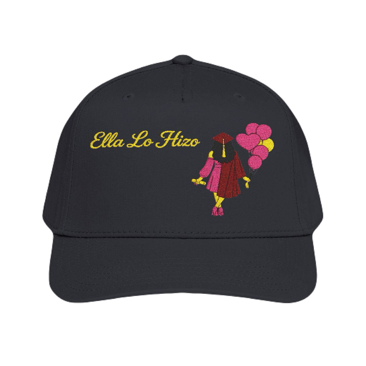 Ella Lo Hizo™ Premium Embroidered Graduation Hat | PB Short Collection