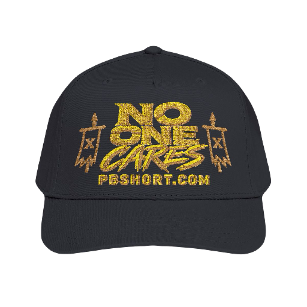 No One Cares™ Premium Embroidered Hat | PB Short Collection
